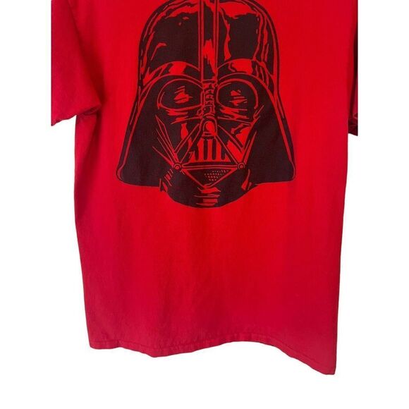 Star Wars Shirt Mens Medium Red Short Sleeve Darth Vader Fifth Sun Tee Shirt - Picture 5 of 8